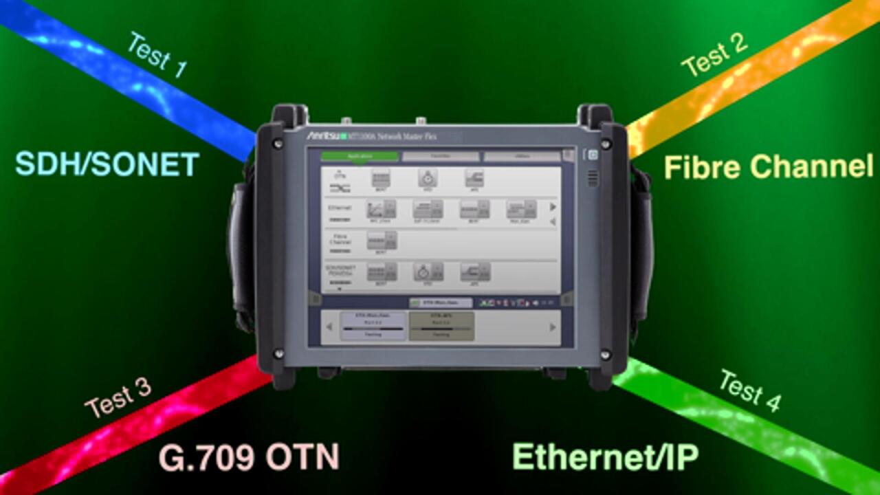Anritsu Network Master Family Of Optical Transport Testers Introduction