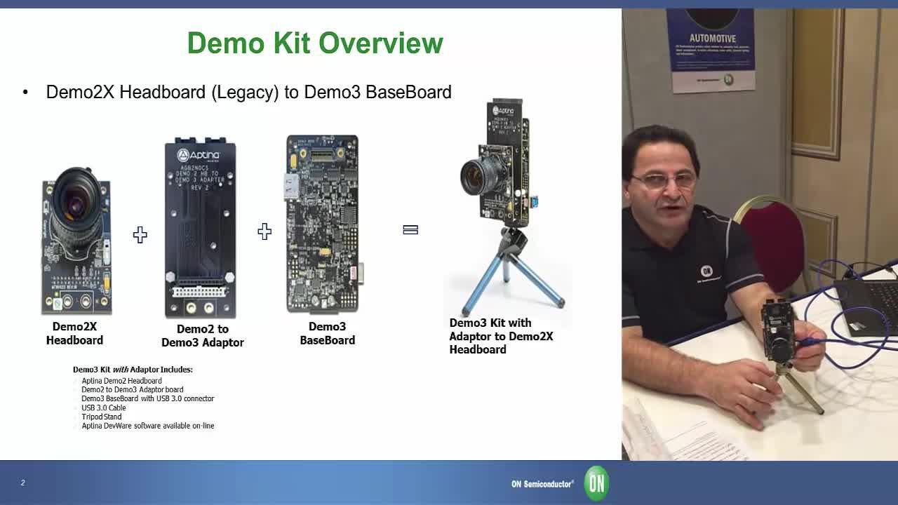 Features and Set-up of the Mainstream CMOS Image Sensor Demo Boards