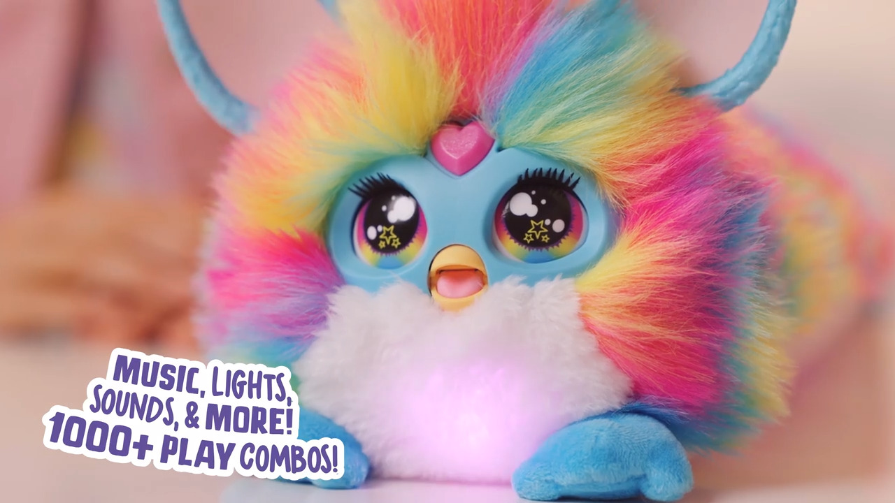 Furby DJ Furby Interactive Toy, Rainbow - Furby