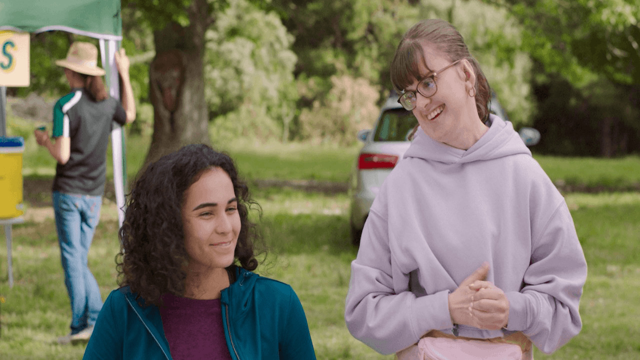 Special Olympics Athlete<br>on Acting with Power Rangers