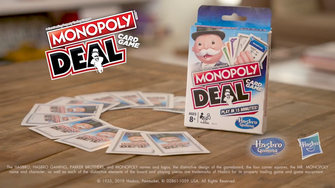 Card Game Monopoly Deal Card Game Hasbro family card game NEW