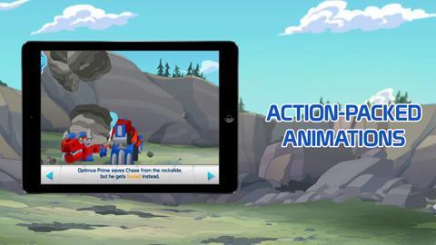 Transformers Rescue Bots: Dino Island Storybook App