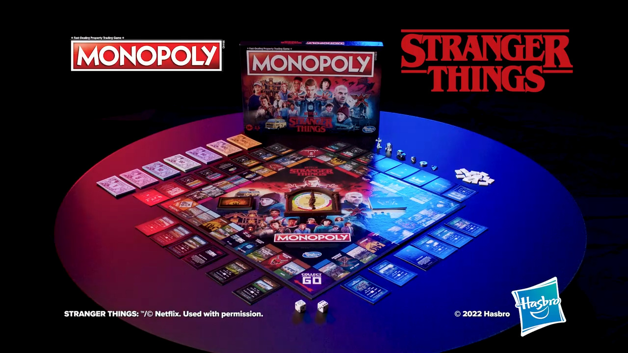 Monopoly Game Stranger Things Collector's Edition popular Board Game