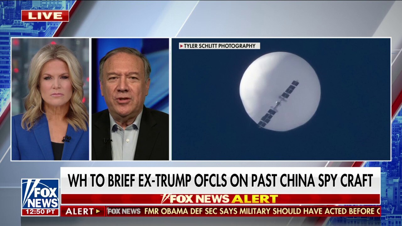 Mike Pompeo: Biden White House's comment on past Chinese aircraft ‘looks like an effort to deflect from disastrous few days’