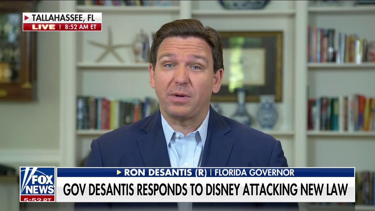 Gov. Ron DeSantis responds to Disney executives pushing woke ideology, reacts to song dedicated by Johnny Van Zant, lead vocalist of Lynyrd Skynyrd, and his brother Donnie Van Zant.