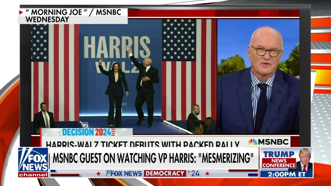 Media fawns over Harris-Walz ticket as pair campaign in battleground states: 'Mesmerizing'