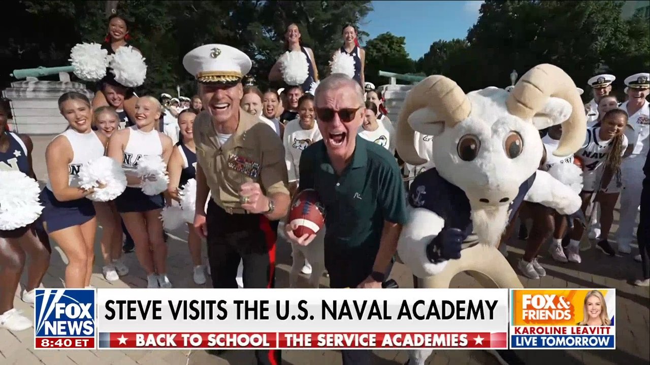 Fox News' Steve Doocy visits the U.S. Naval Academy in Annapolis, Maryland. He joins Superintendent Lt. Gen. Mike Borgschulte to meet midshipmen excelling in next-generation technology, academic rigor and athletic programs.