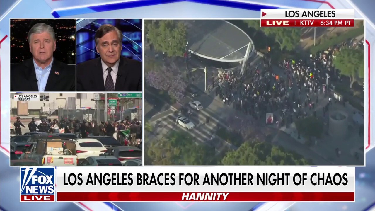 Fox News contributor Jonathan Turley details the legality for President Donald Trump to deploy federal authorities to quell riots in Los Angeles on ‘Hannity.’