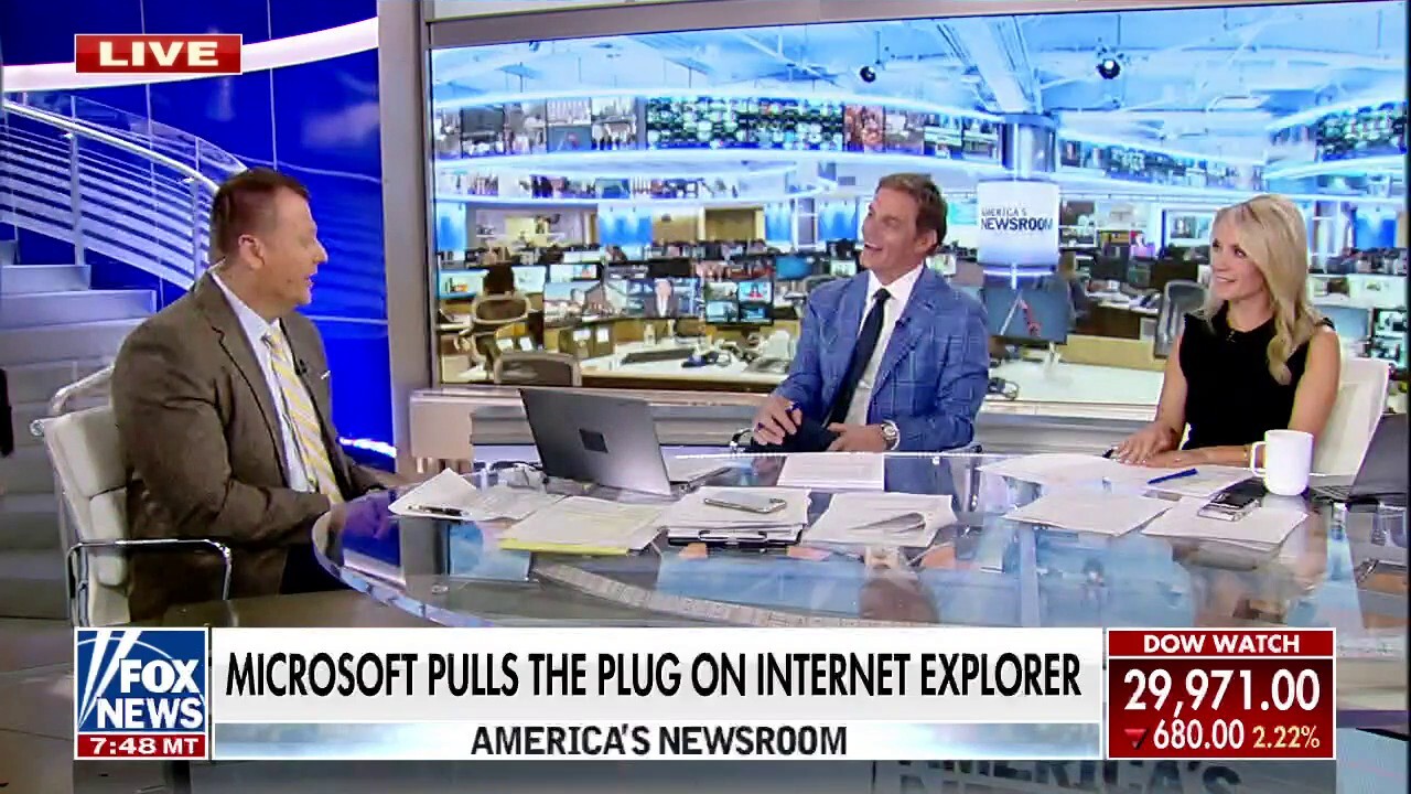 Jimmy Discusses The End Of Internet Explorer On 'America's Newsroom'