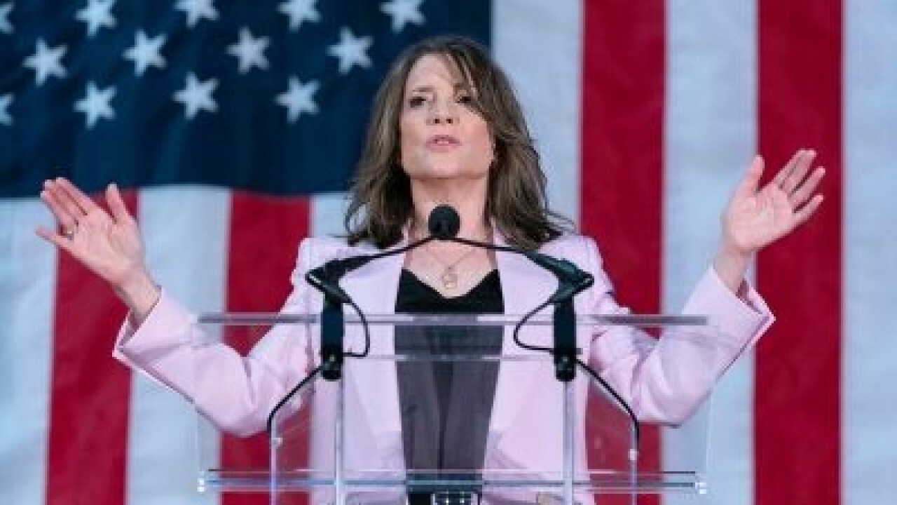 Marianne Williamson becomes first official Democratic contender as 2024 race heats up 