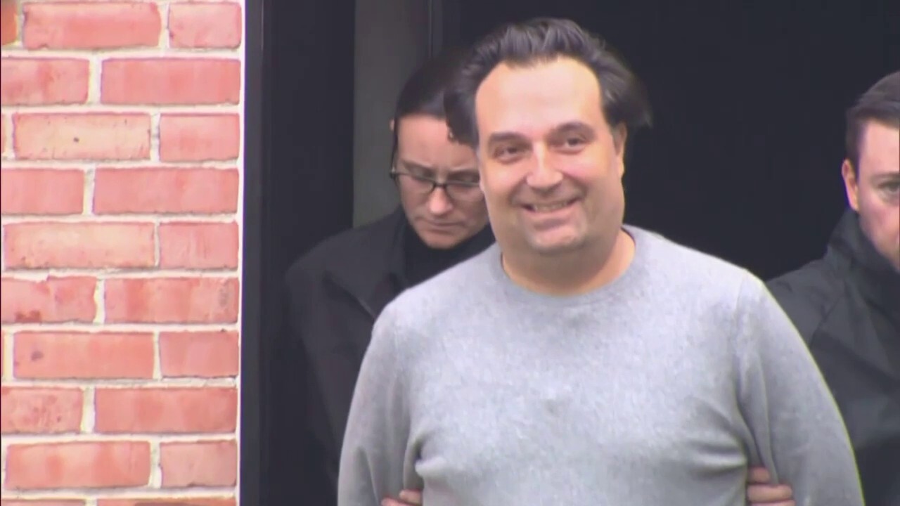 Brian Walshe is escorted outside of Quincy District Court in connection to his wife, Ana Walshe’s, disappearance. (Credit: WBZ)