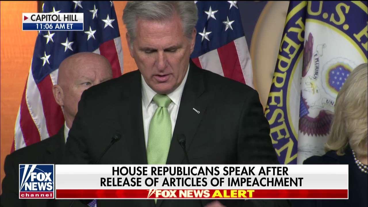 Kevin McCarthy: Dems cannot get over the fact Trump won the election