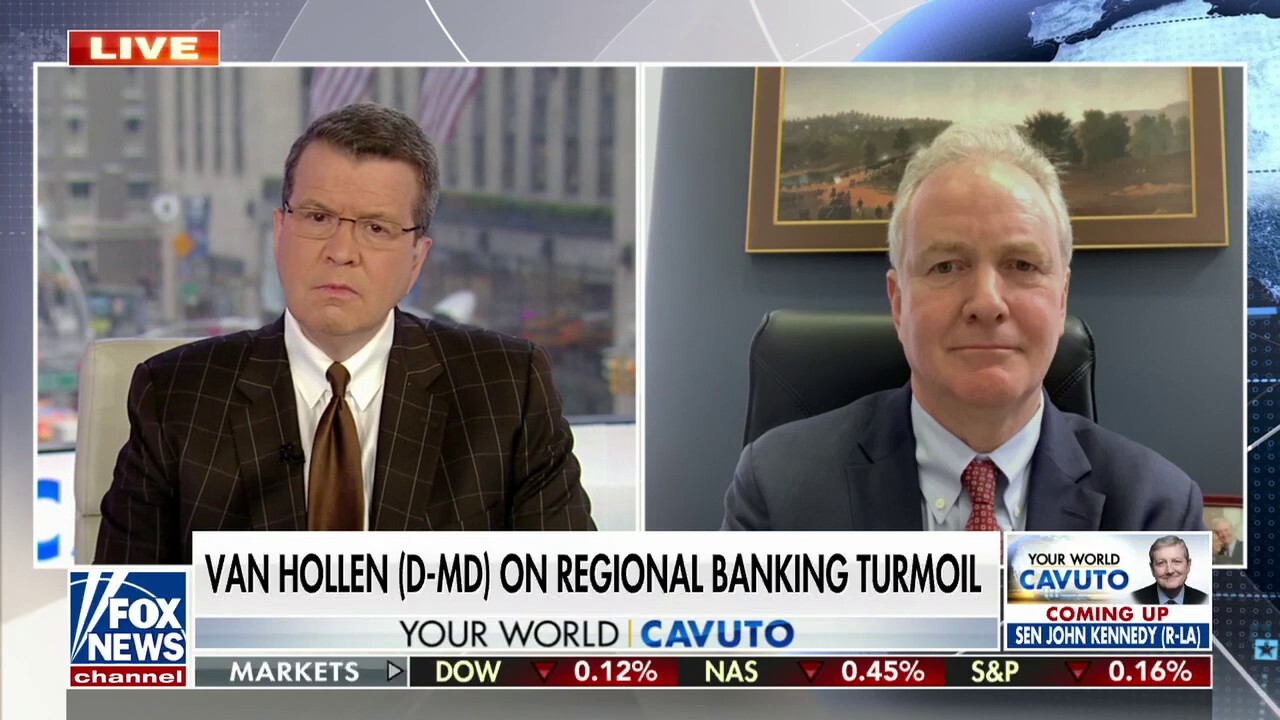  Sen. Chris Van Hollen, D-Md., of the Senate Banking Committee says the government should pay closer attention to the actions of executives to prevent bank collapses in the future on ‘Your World With Neil Cavuto.’