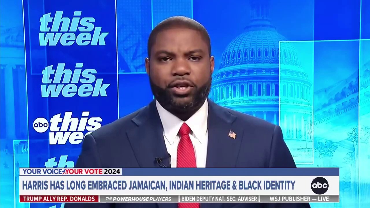 George Stephanopoulos repeatedly presses Rep. Byron Donalds on VP Harris' racial identity in heated exchange