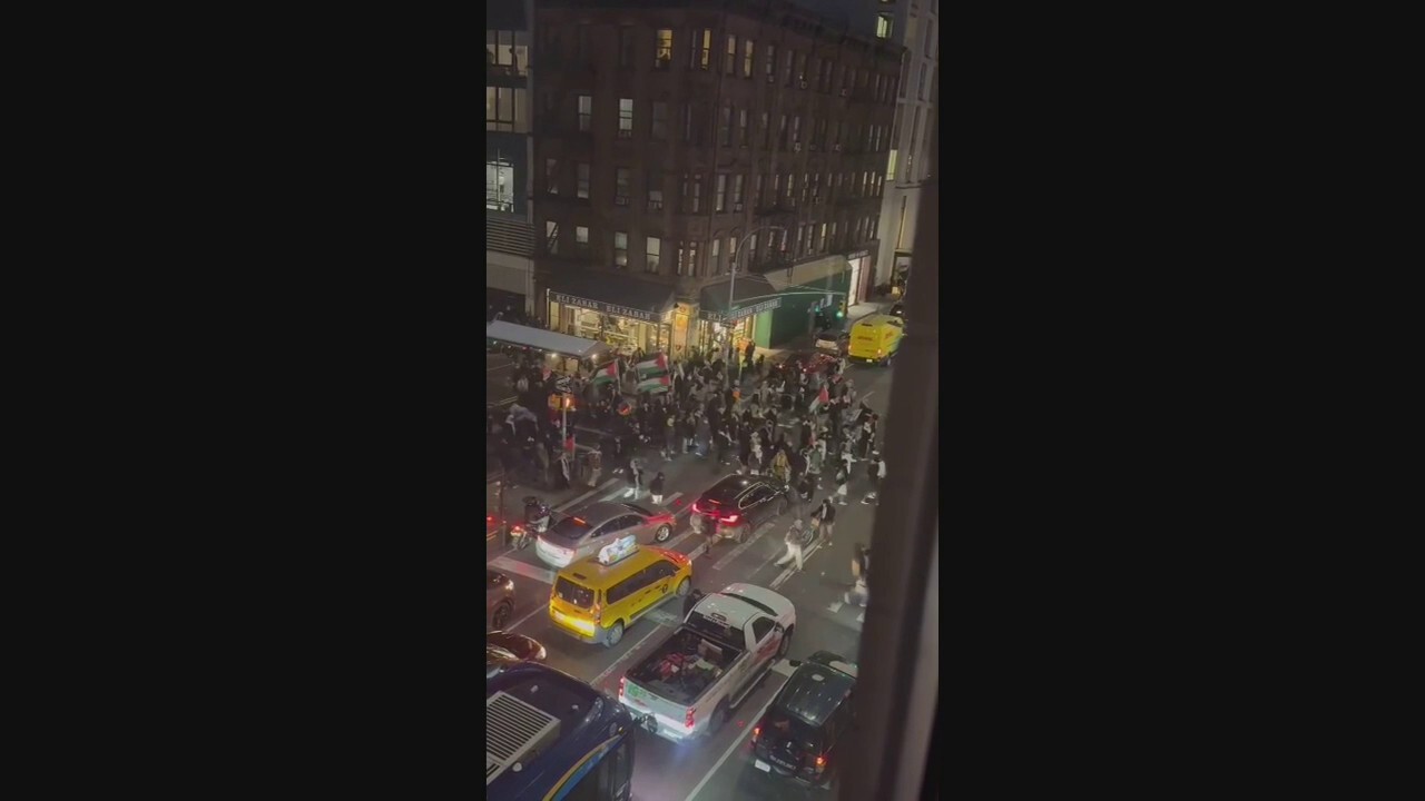 Хиляди анти израелски демонстранти протестираха в Ню Йорк в понеделник вечерта