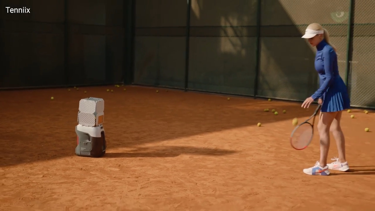 AI tennis robot coach brings professional training to players of all levels