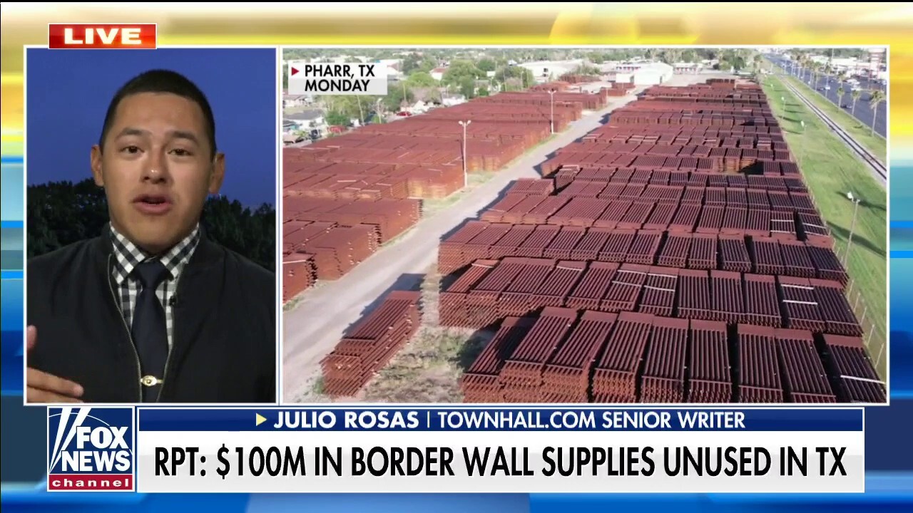 Julio Rosas slams Biden's border wall halt: Contractors being paid to not work
