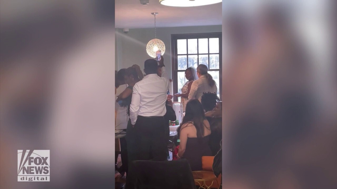 Mansion Society is an Indianapolis, Indiana, coffee shop that was shocked when a bride and groom came into the store and held a full wedding ceremony. The couple left without paying for a private event, causing the shop to ask for money. 