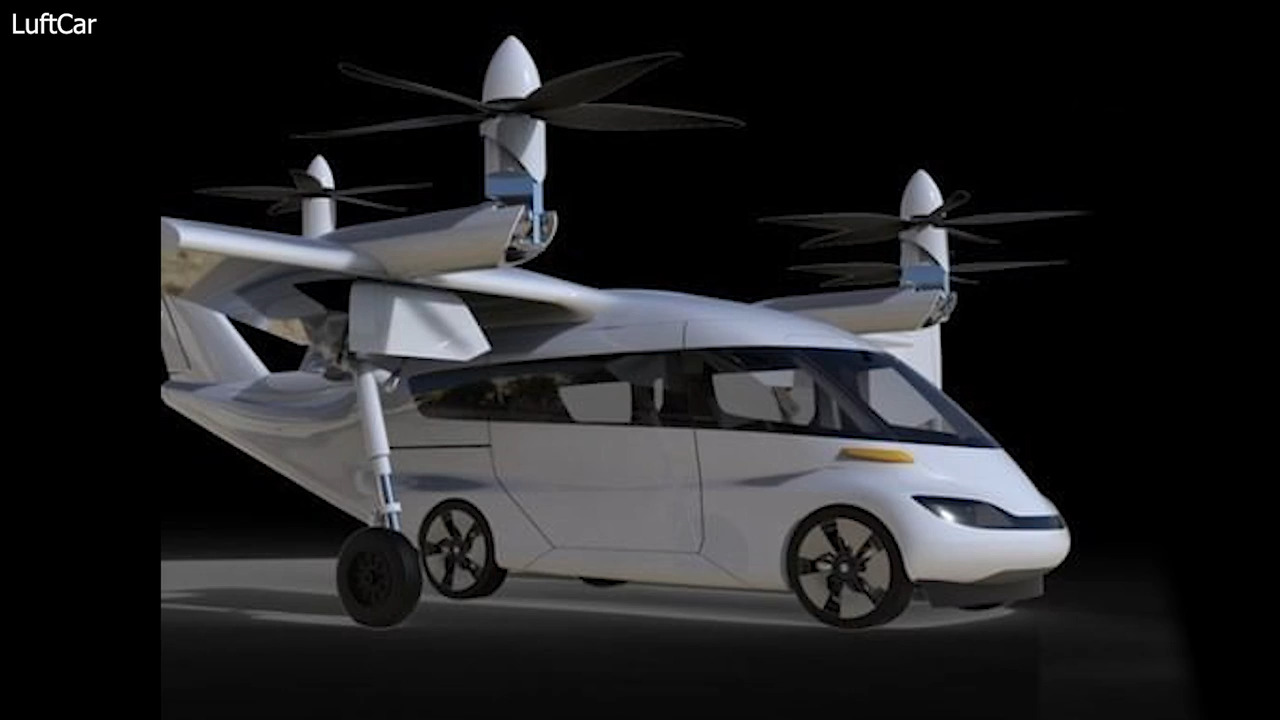 LuftCar  is a hydrogen-powered detachable van that can fly. 