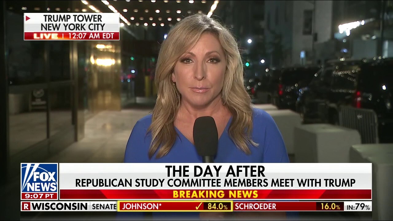 Trump returns to Trump Tower after meeting with Republicans following FBI raid