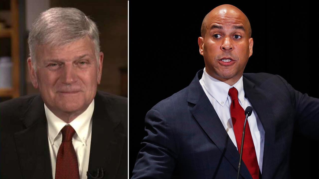 Franklin Graham: Cory Booker doesn't understand the power of prayer