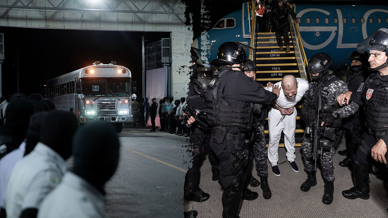  Trump’s combat  with ‘lunatic’ justice  implicit    deportation flights inches person  to conclusion