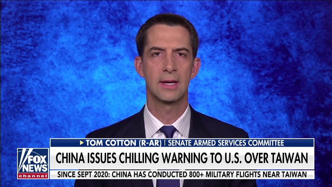 Cotton: US allowing ‘China to annex, invade’ Taiwan would be catastrophe of ‘historic proportions’
