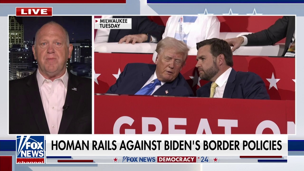Tom Homan speaks out about the border crisis at the RNC