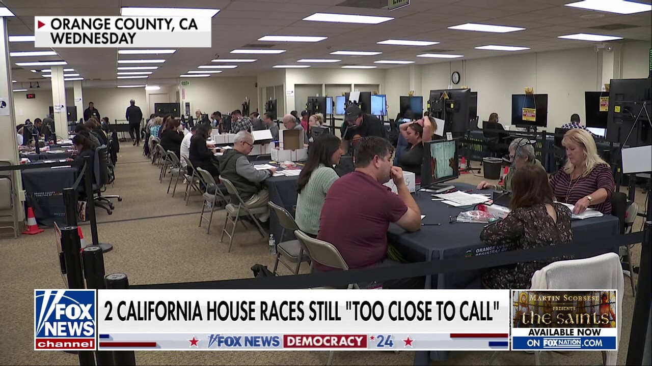 500K ballots still to be counted in California: 'What are they doing?'