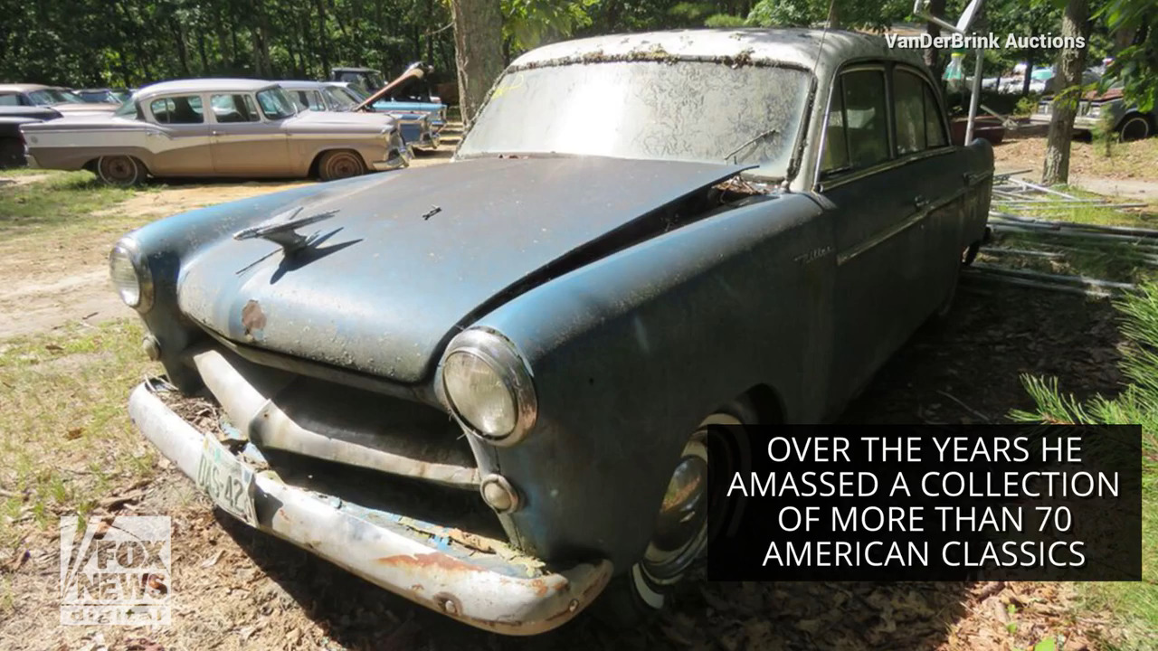 Huge classic car collection stashed in New Jersey's Pine Barrens