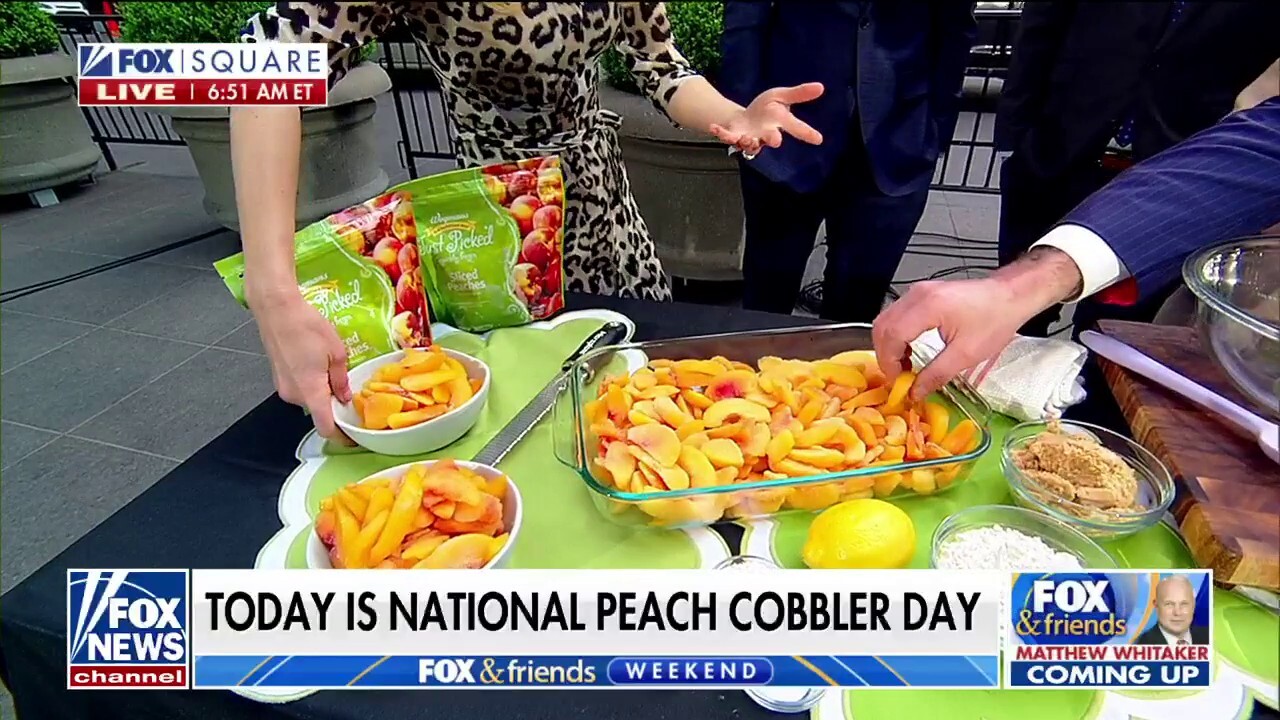 Chef Ashton Keefe shares how to make the perfect peach cobbler to celebrate National Peach Cobbler Day.