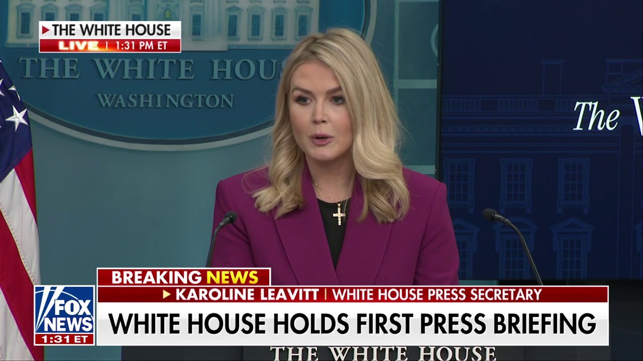 WH press secretary Karoline Leavitt answers question on how many illegal aliens are criminals