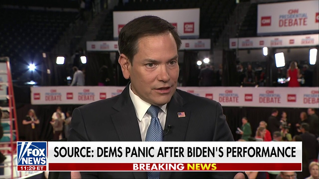 Sen. Marco Rubio, R-Fla., joins 'Hannity' to discuss President Biden's performance at the CNN Presidential Debate and the possibility of being former President Trump's VP pick.