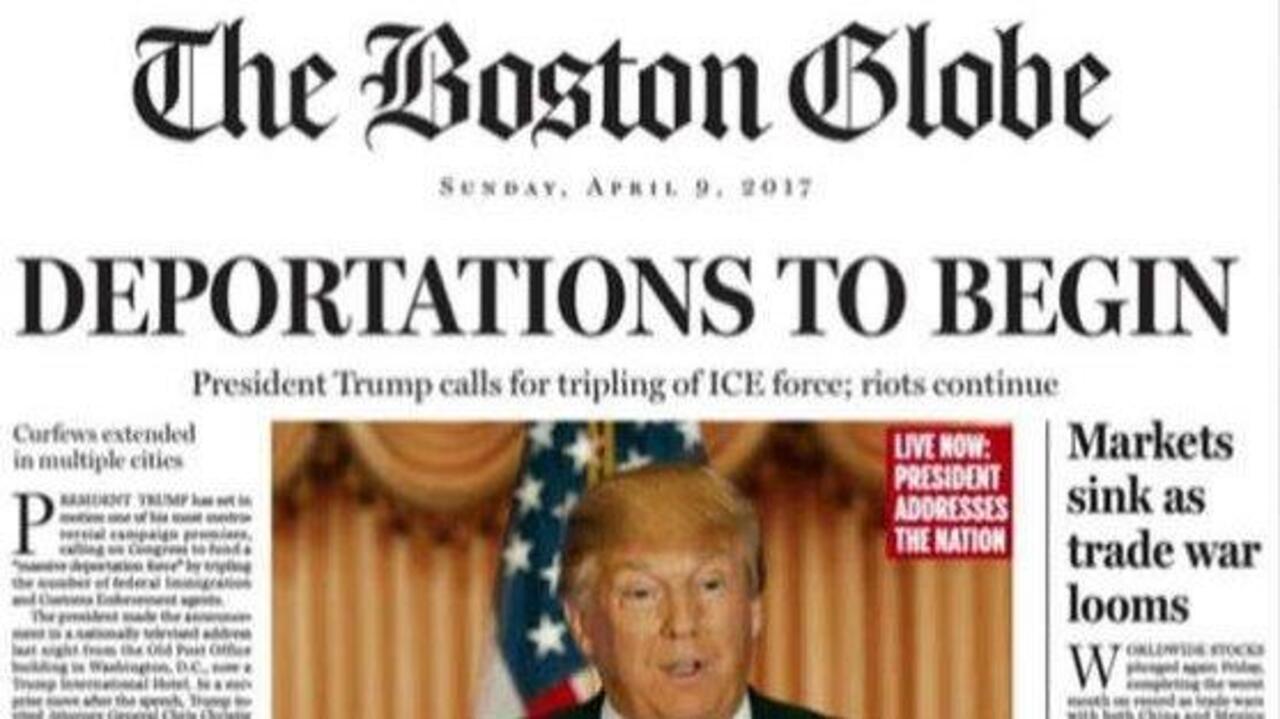 Boston Globe mocks Trump with fake headlines On Air Videos Fox News