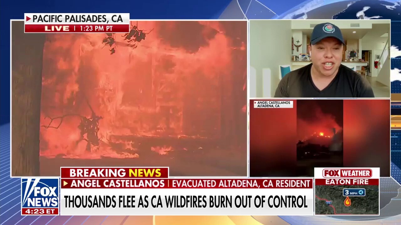 California resident: Our whole neighborhood is by the fire