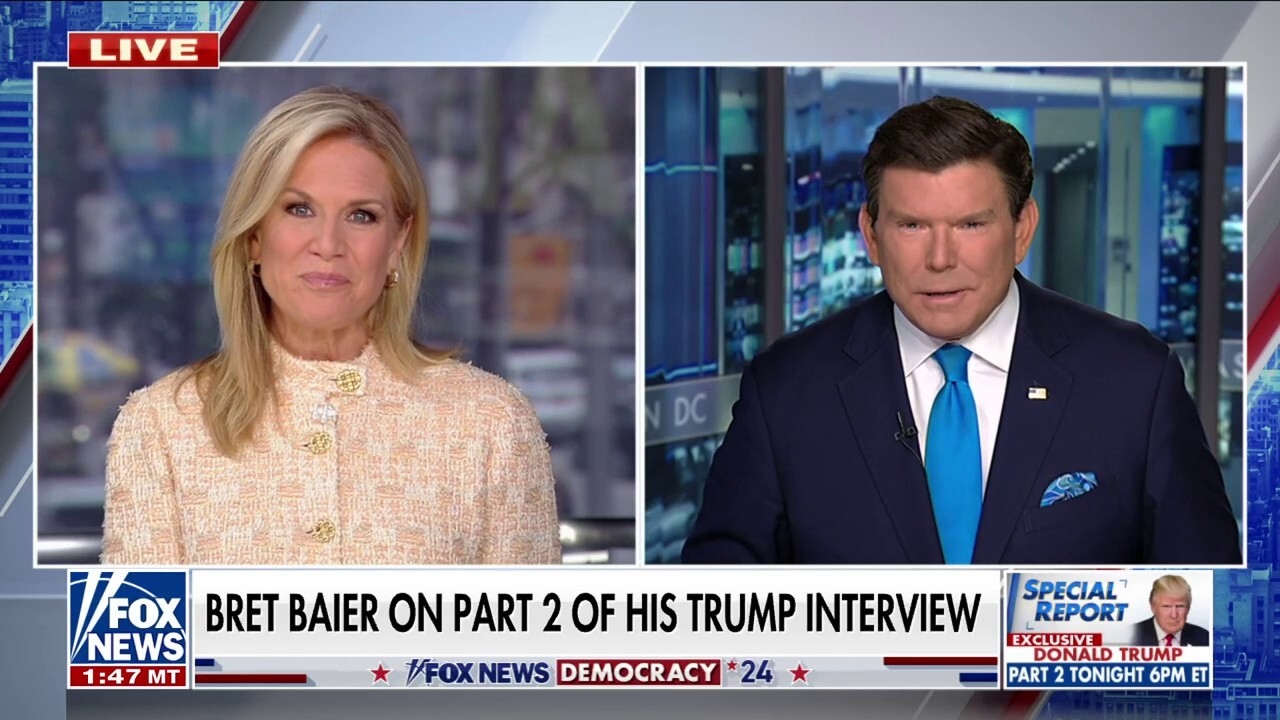 Bret Baier Previews Part 2 Of Donald Trump Interview Fox News Video