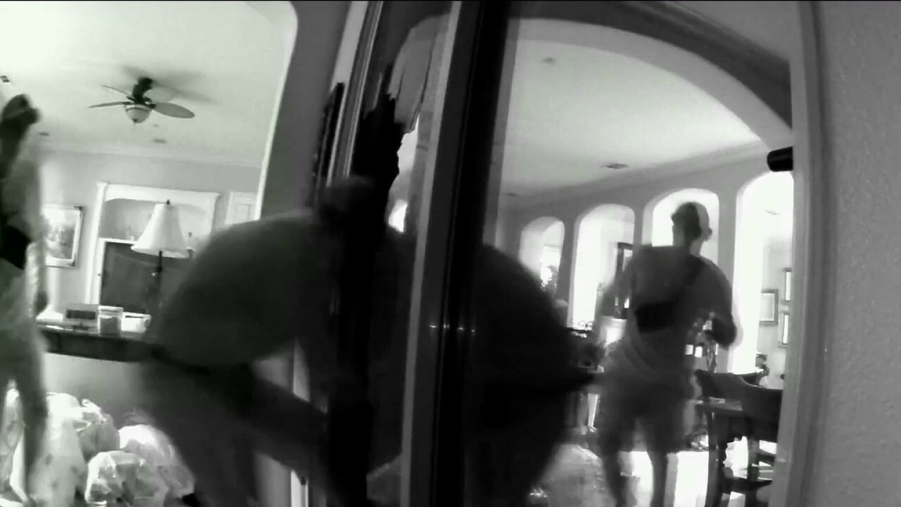 California family watches burglary on home camera