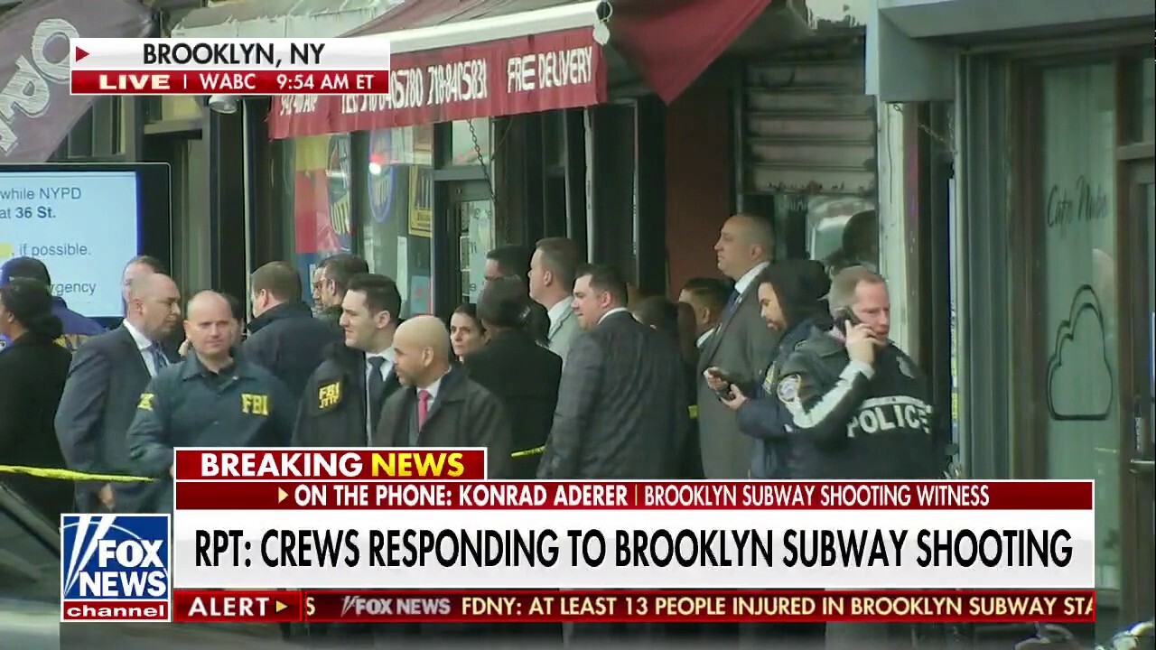 Witness describes Brooklyn subway shooting after multiple people reportedly shot