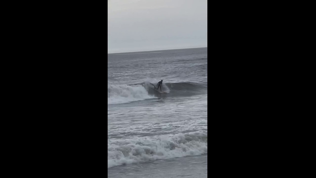 California shark attack victim Michael Trainor surfs in Humbolt County