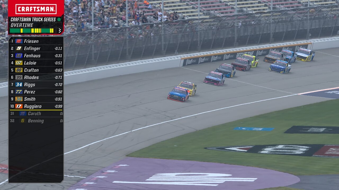 FINAL LAPS: Stewart Friesen wins DQS Solutions & Staffing 250 at Michigan International Speedway | NASCAR on FOX