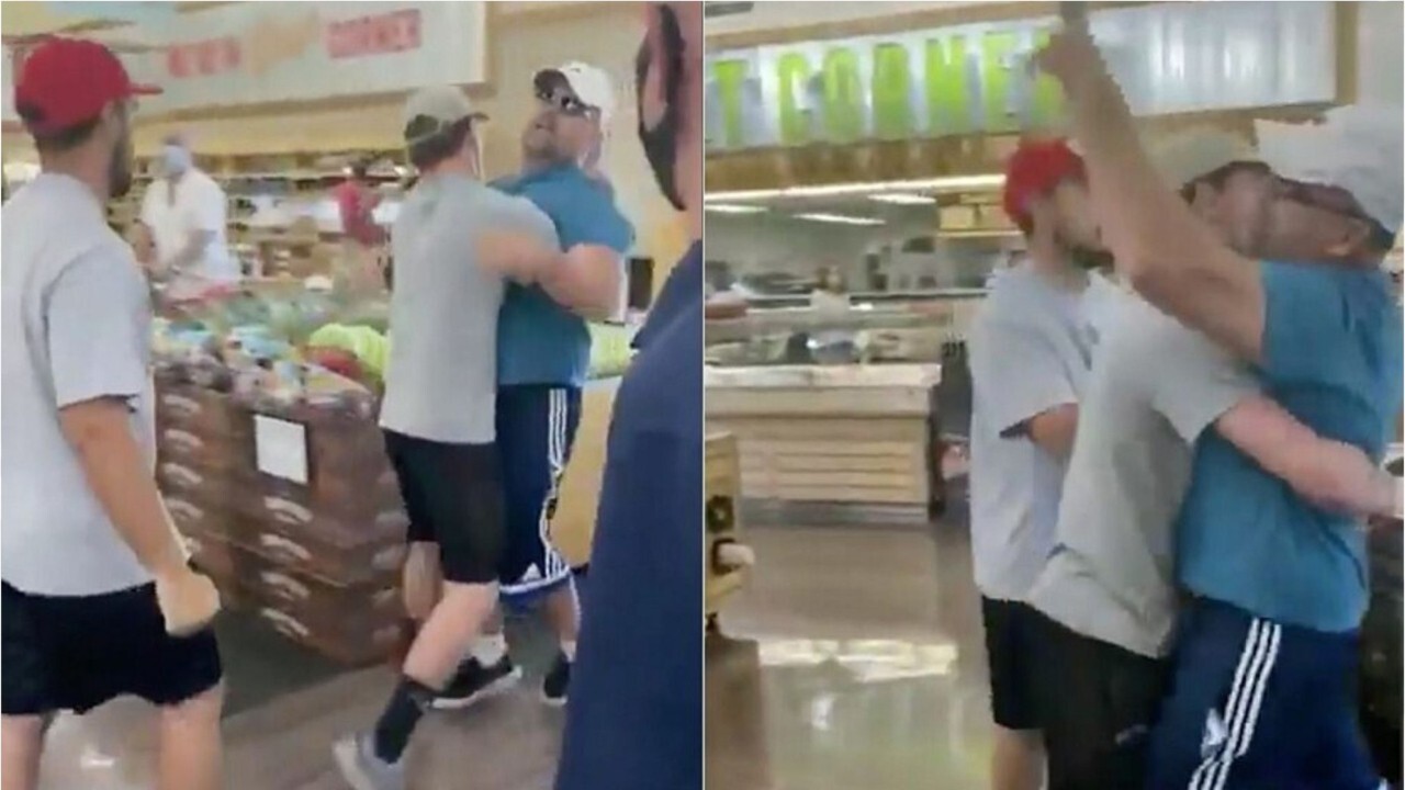Son carried father out of Arizona supermarket during anti-mask meltdown