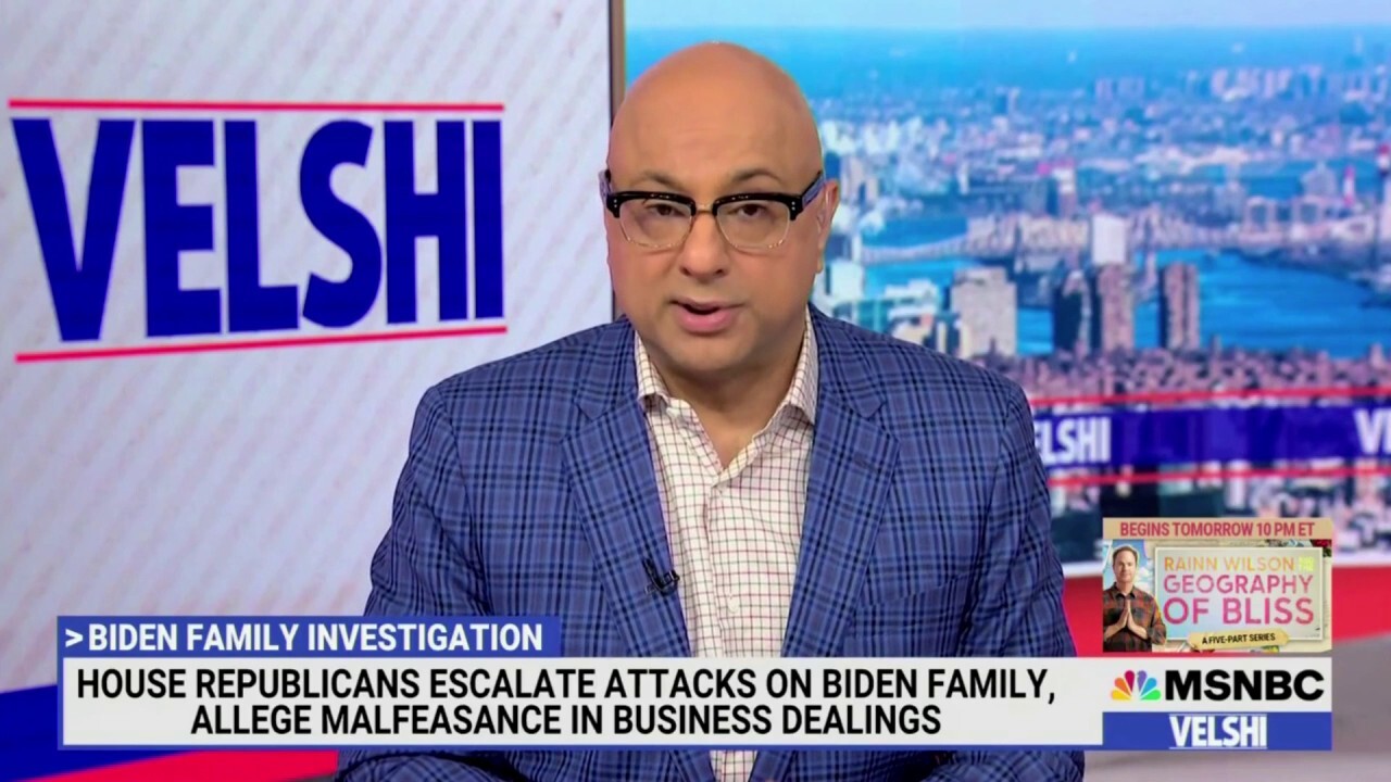 MSNBC's Velshi: Republican probes into Biden family are 'riddled with stunts and conspiracies'