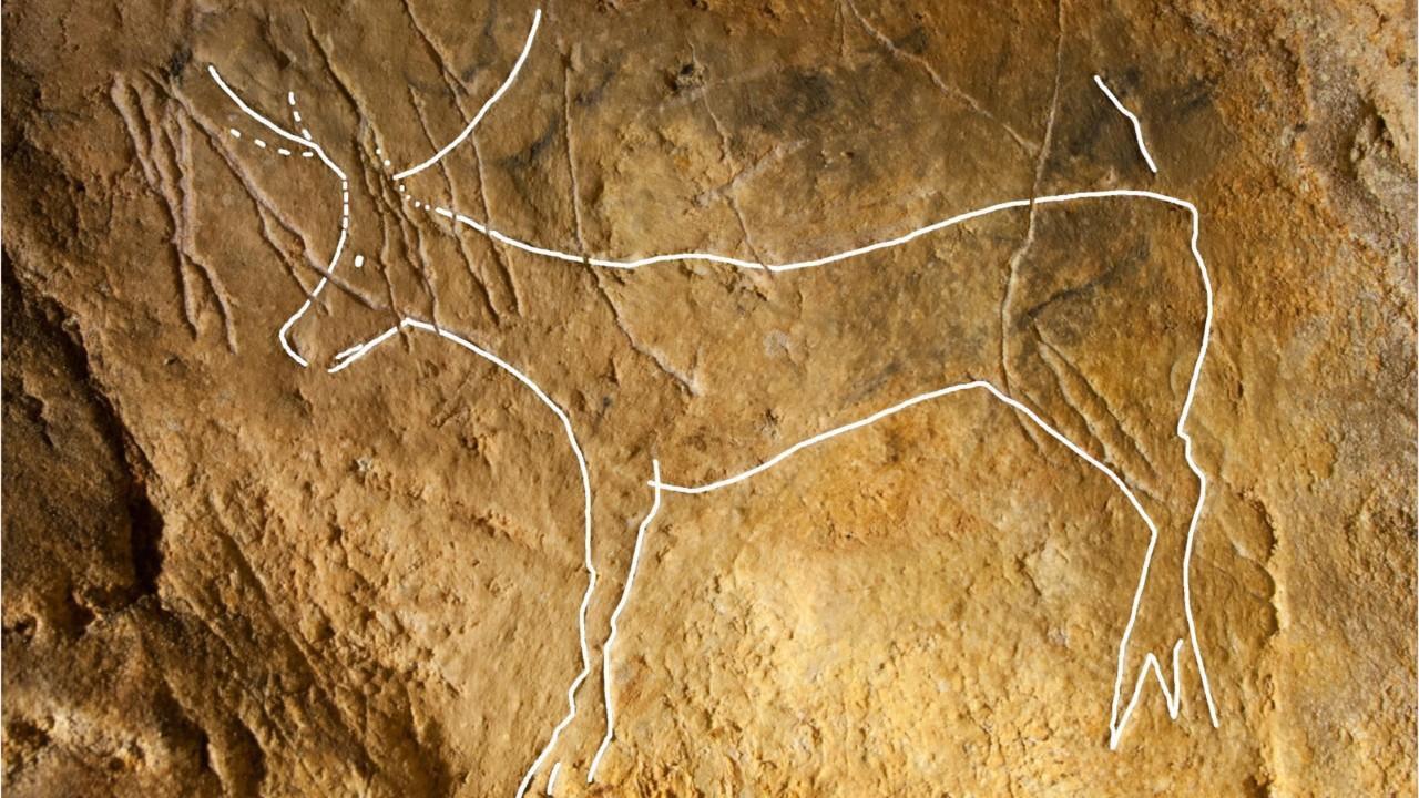 12,000-year-old cave art from the Ice Age found