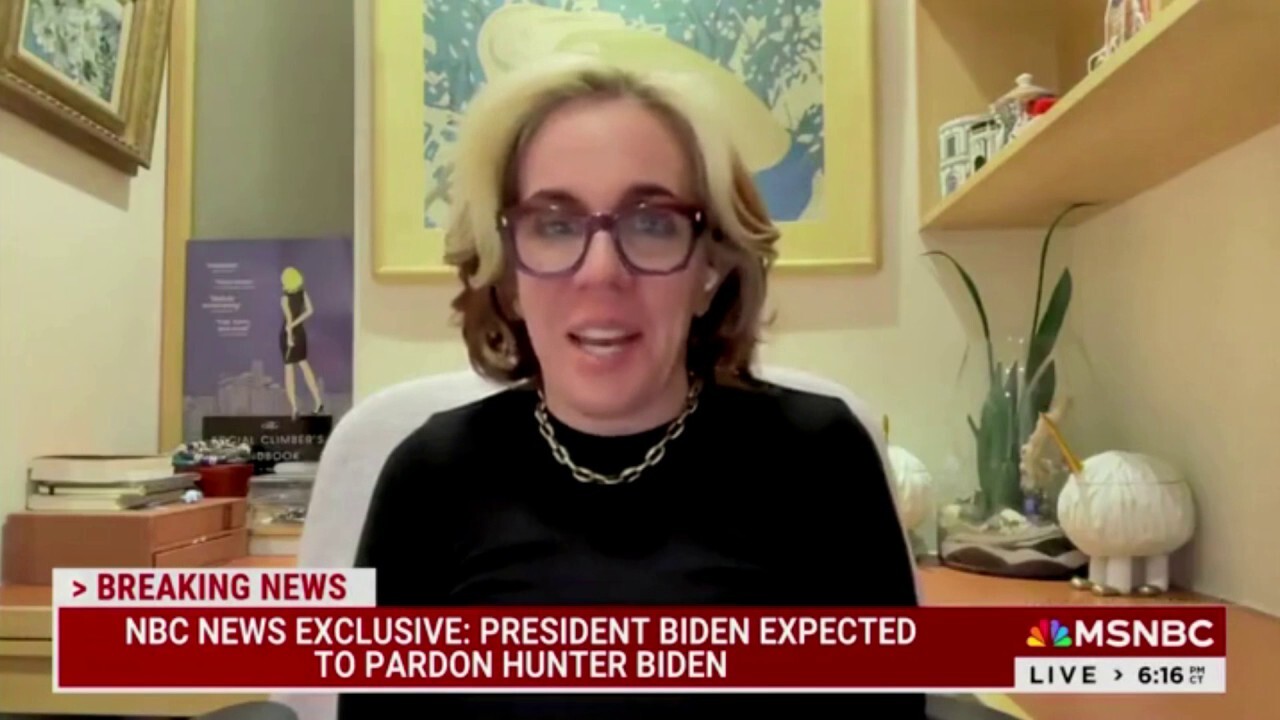 Liberal MSNBC commentator speechless over President Biden pardoning his son