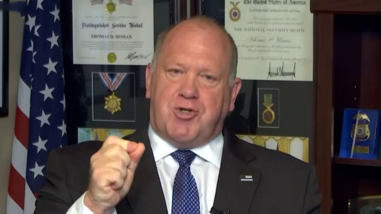 Tom Homan on 'Fox & Friends': Biden admin starting to realize 'they can't survive this'