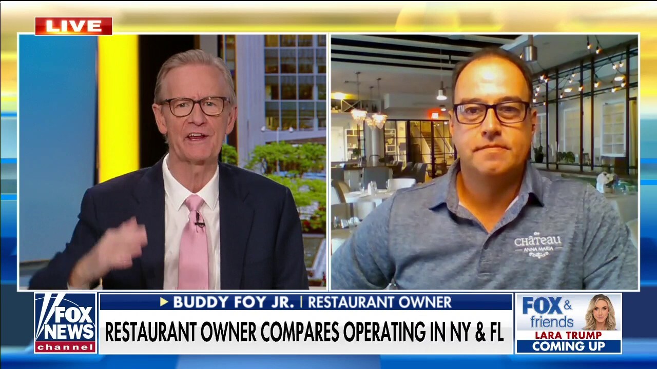 Restaurant owner Buddy Foy Jr. discusses the state of the U.S. job market and compares operating businesses in Florida and New York.