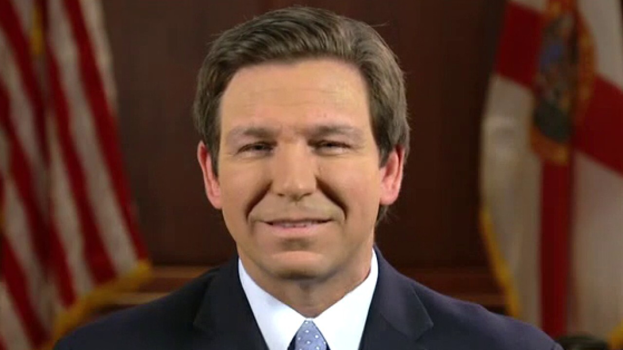 Gov. Ron DeSantis argues there are several states 'lockdown states that are putting people out of business' during the coronavirus pandemic, while Florida 'focused on lifting people up.' 