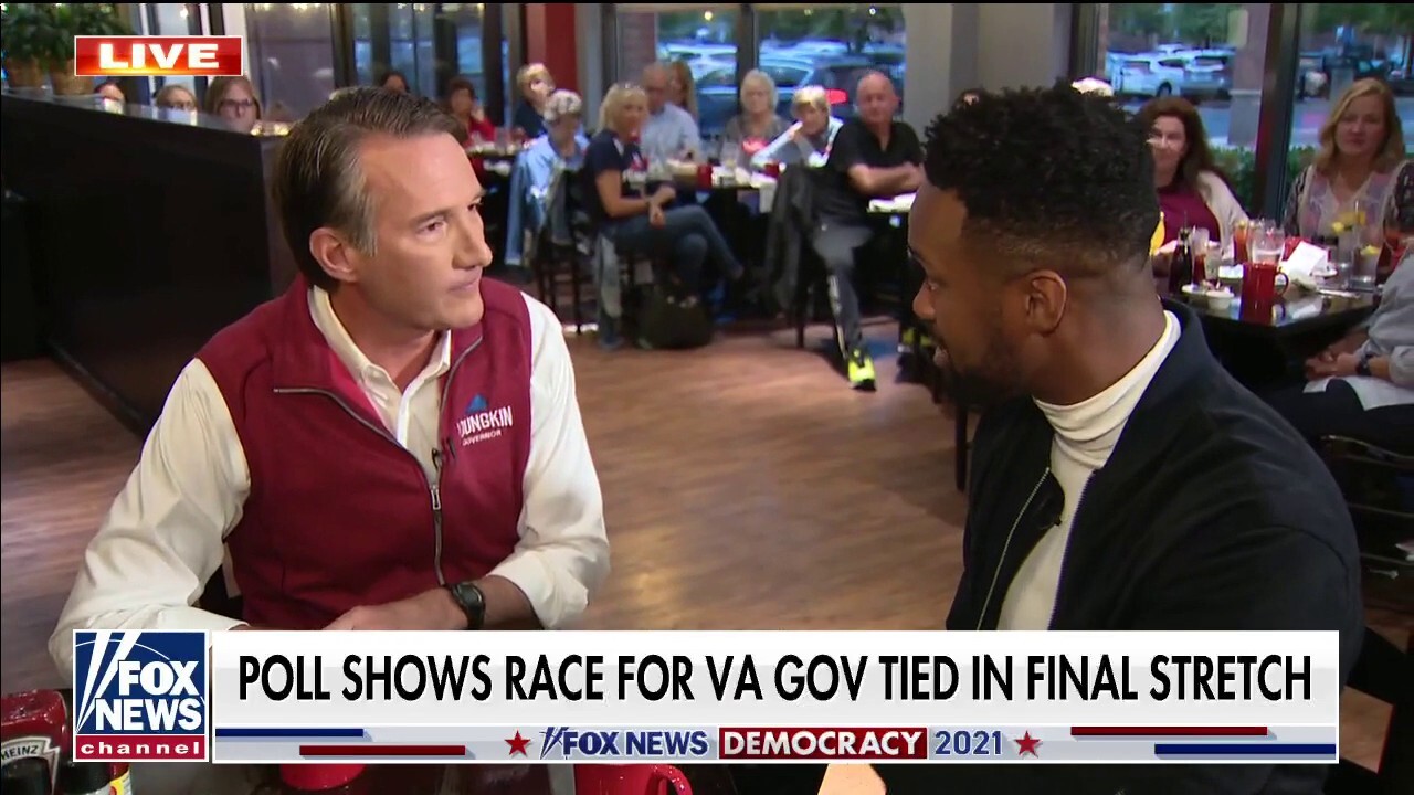 Glenn Youngkin sits down with Lawrence Jones to discuss his campaign efforts in Virginia