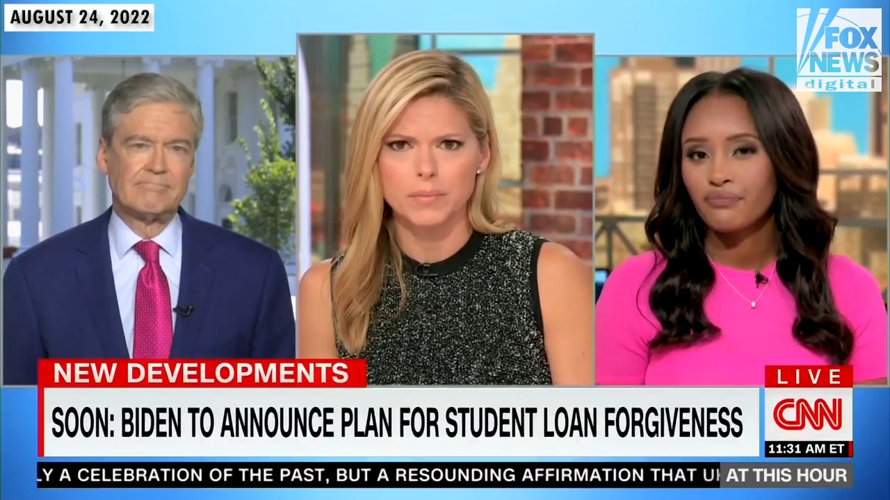 Montage: Even liberal media pointing out critical flaws in Biden student loan handout
