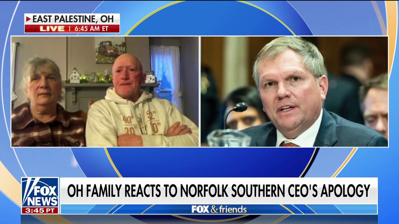 Ohio family pushes back on Norfolk Southern CEO’s apology: ‘He has done nothing’